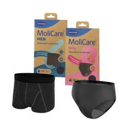 Higiena osób z problemem nietrzymania moczu - Bielizna chłonna MoliCare® dla kobiet i mężczyzn